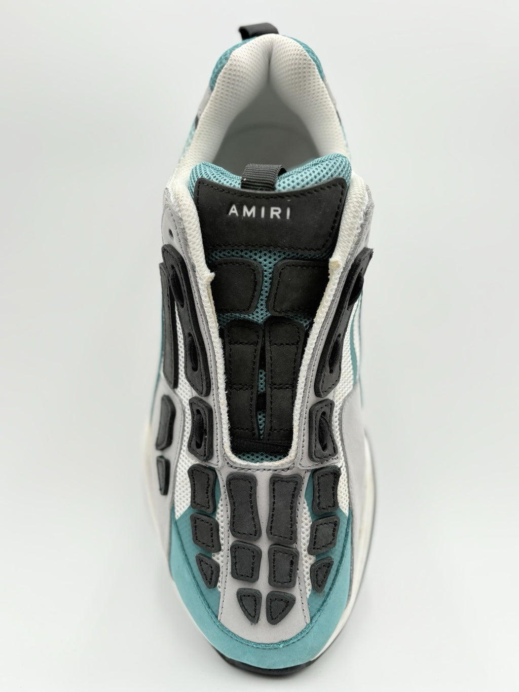 Size 44 (11 US) Amiri Bone Runner ' White Black Blue Grass ' | SUPER CLEAN!