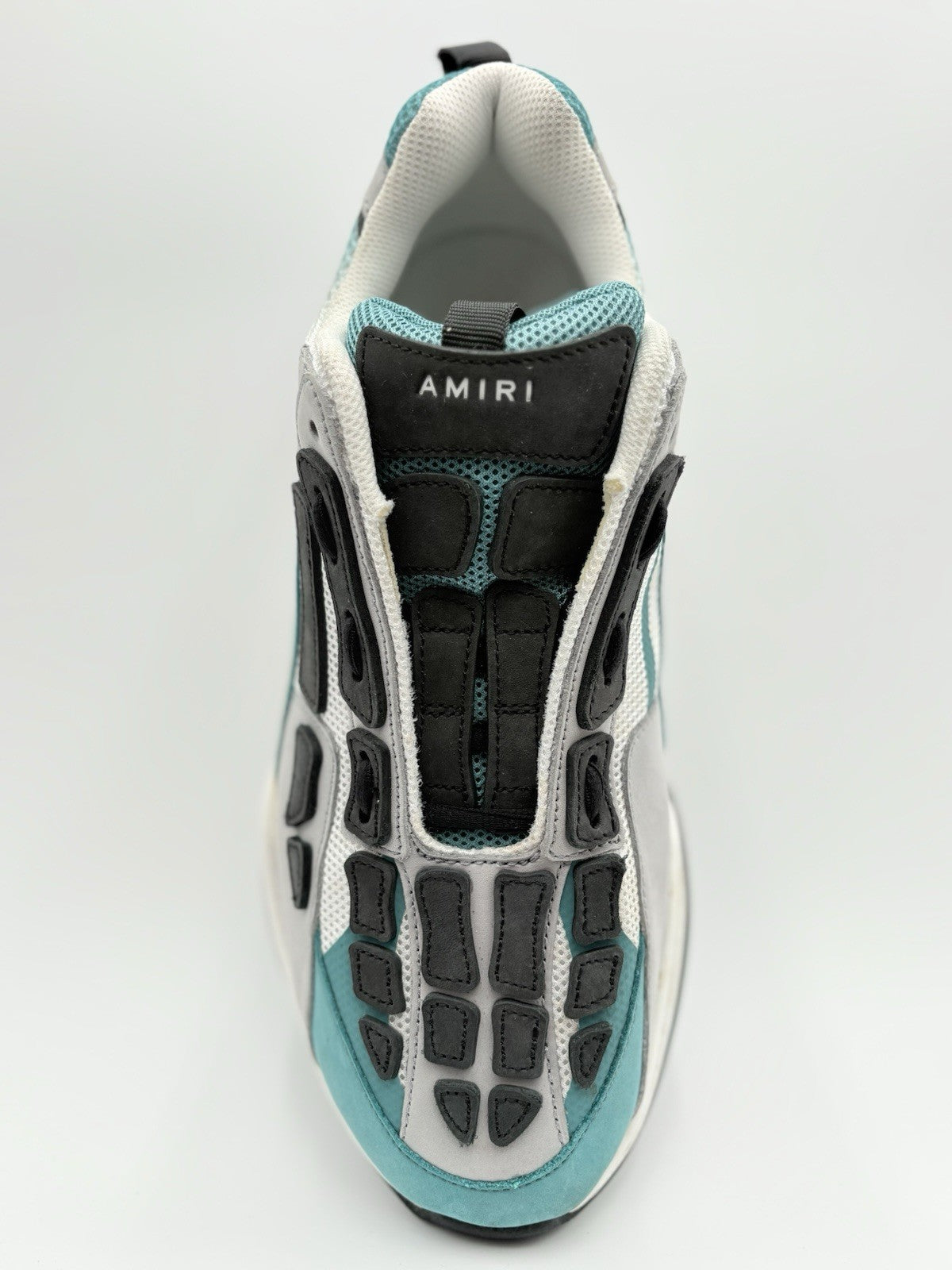 Size 44 (11 US) Amiri Bone Runner ' White Black Blue Grass ' | SUPER CLEAN!