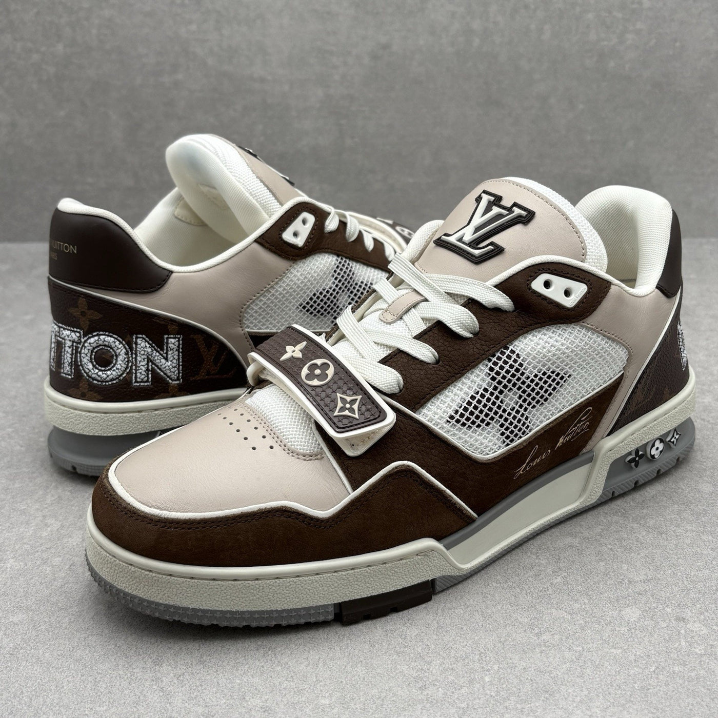 Trainer Strap Brown Beige