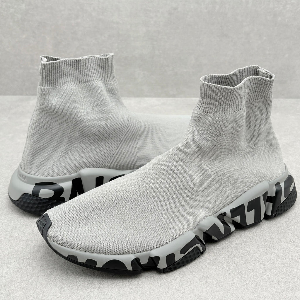 Balenciaga Speed Graffiti Trainer ' Grey ' | Size 41 (8 US)