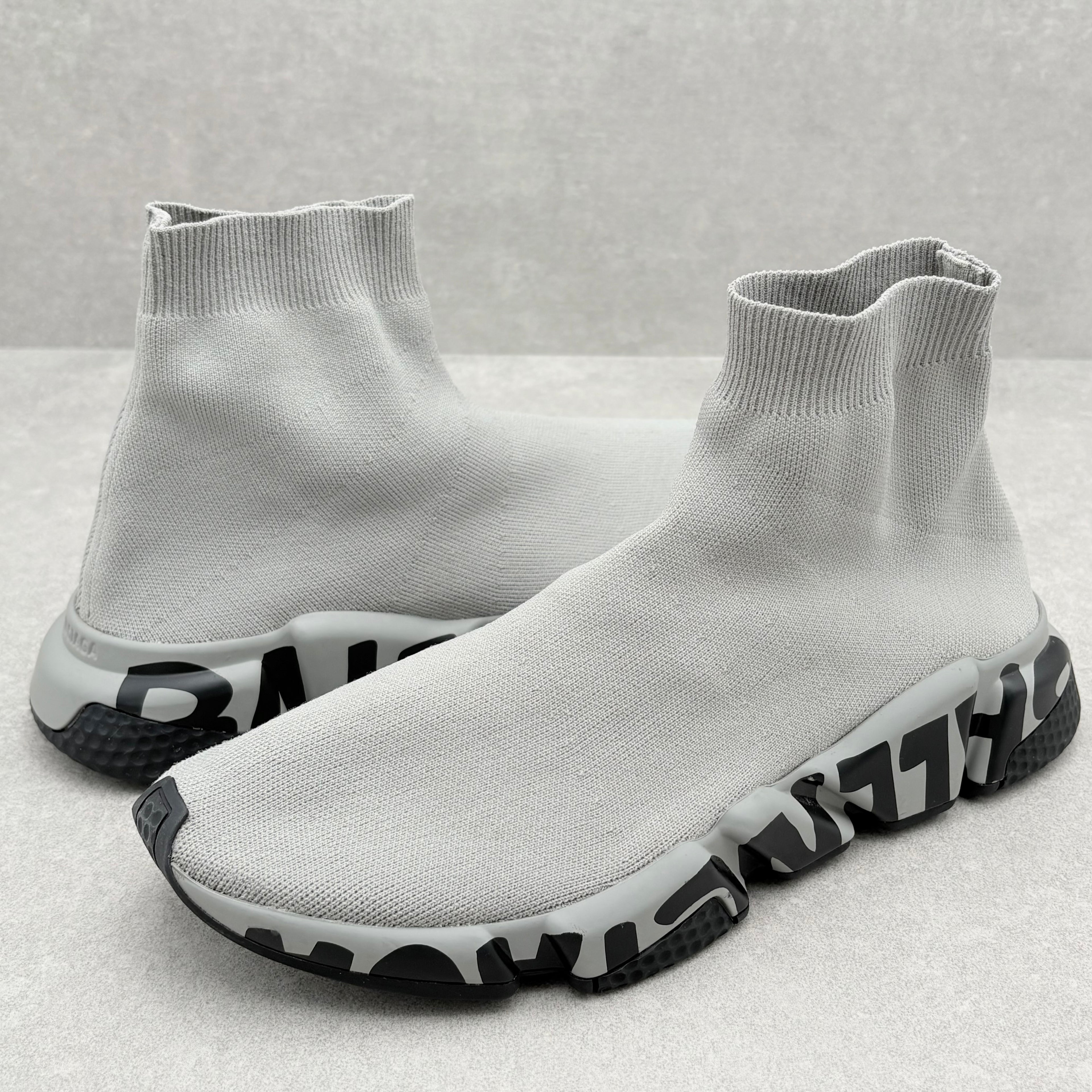 Balenciaga Speed Graffiti Trainer ' Grey ' | Size 41 (8 US)
