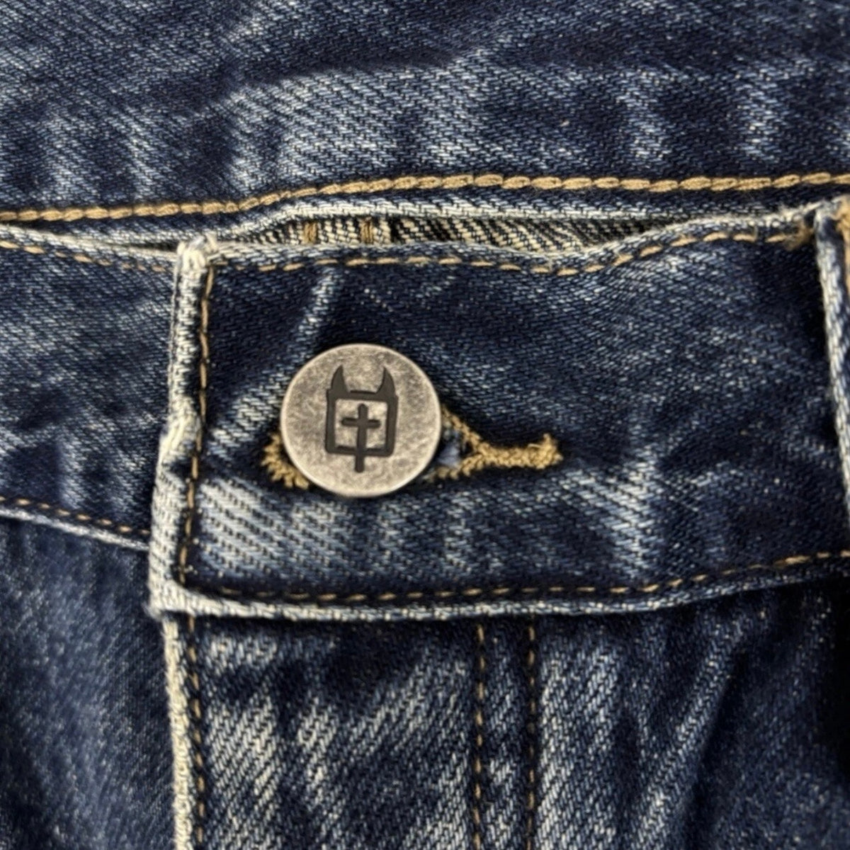 Denim Baggy Jeans With Zippers — photo 4