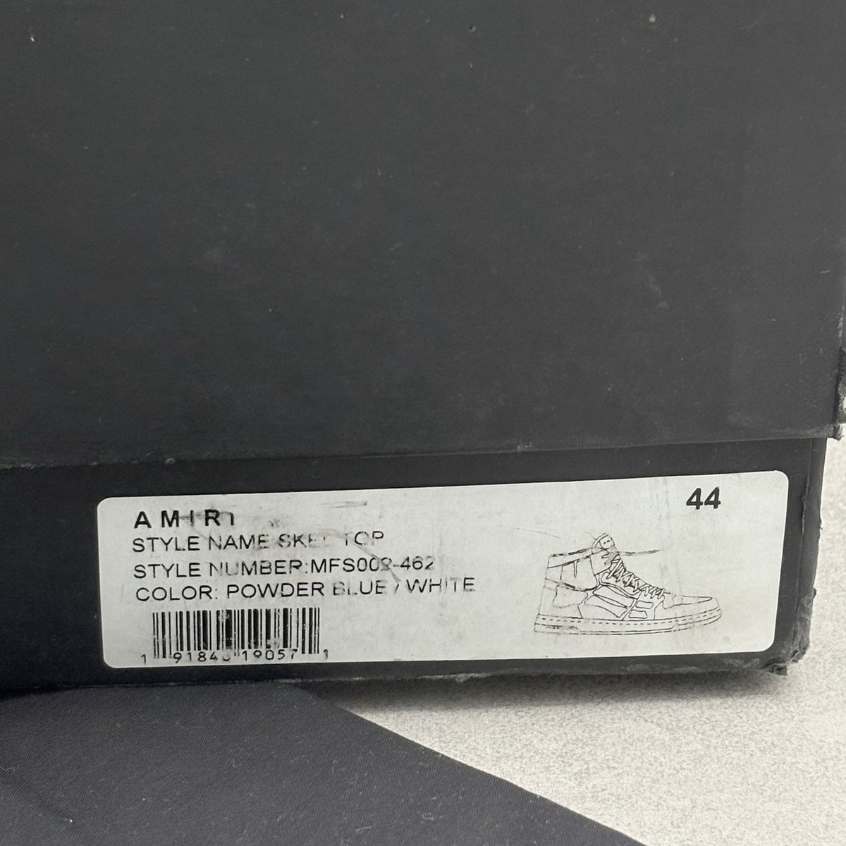 Skel High Top Powder Blue White — photo 14