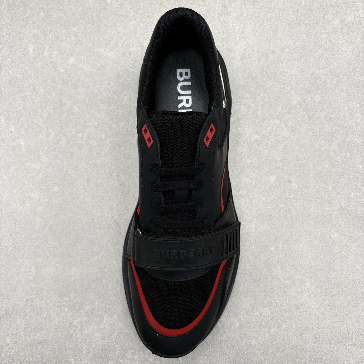 Burberry Leather Vintage Check Sneaker Black — photo 11