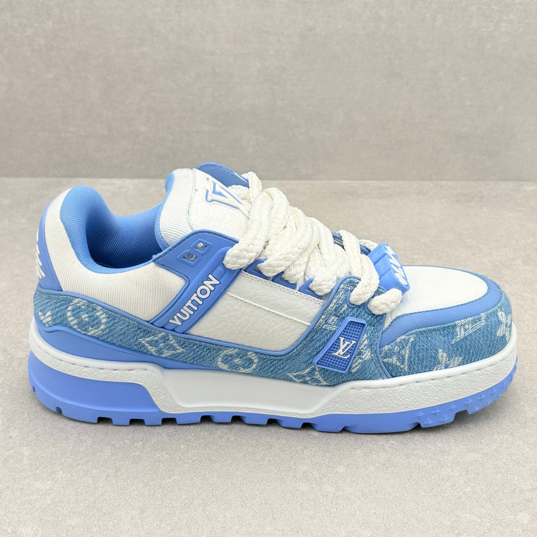 Denim Monogram Trainer Maxi Blue — photo 10
