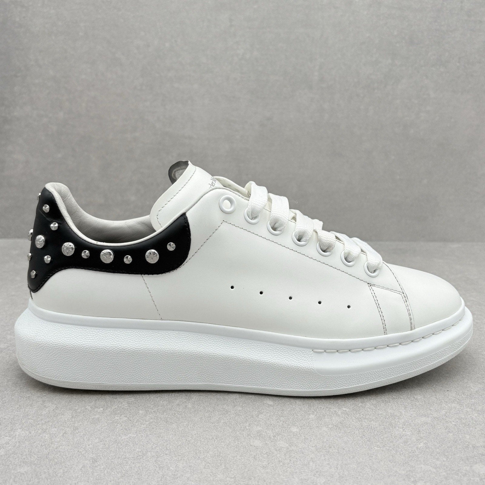 Alexander McQueen Studded Oversized Sneaker ' White Black ' | Size 45 (12 US)