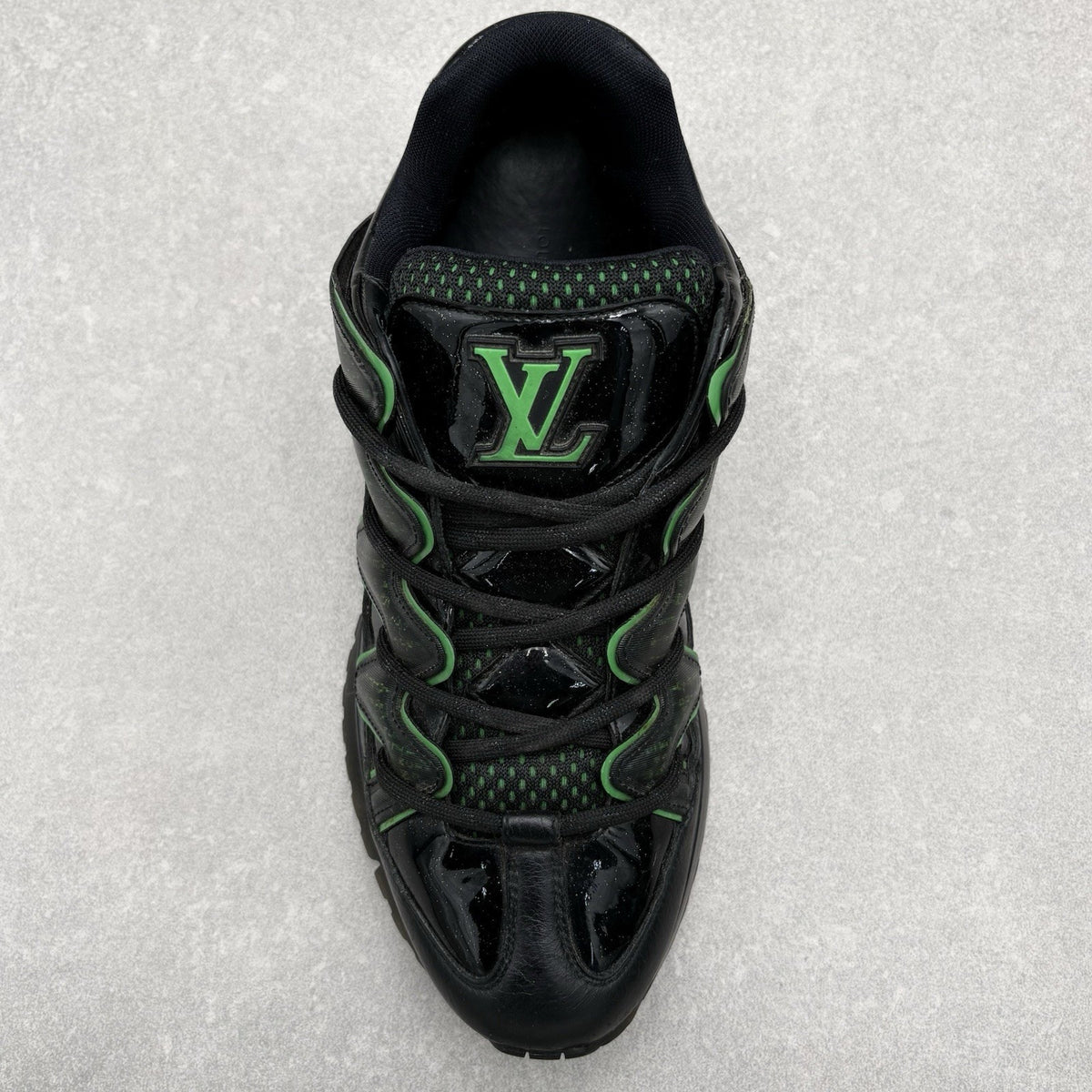 Digital Zig Zag Sneaker Black Green — photo 5