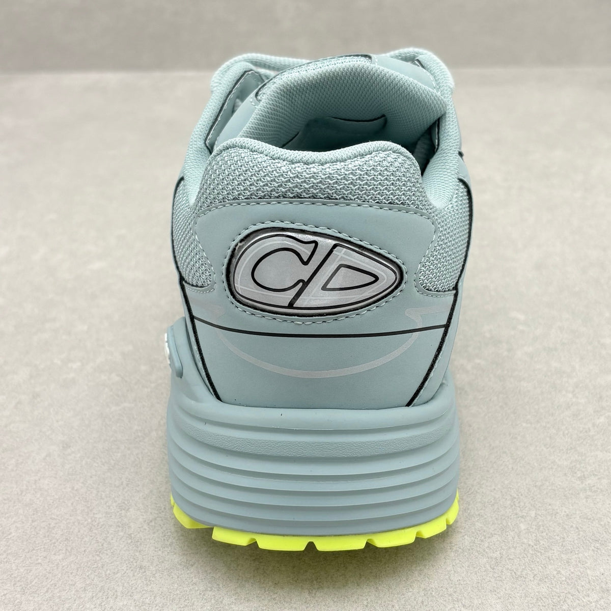 WORN ONCE! Dior B30 Reflective Sneaker Blue Neon Yellow — photo 9