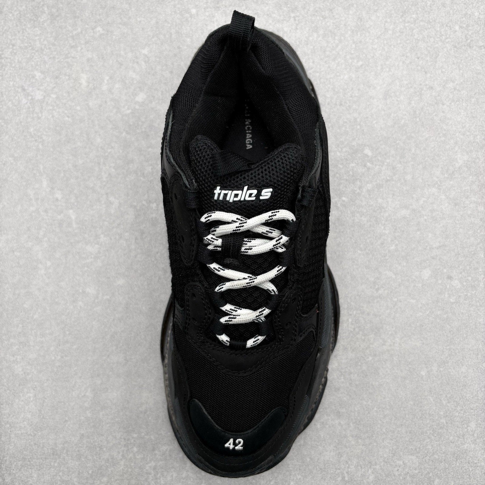 Balenciaga Triple S Clear Sole ' Black ' | Size 42 (9 US)