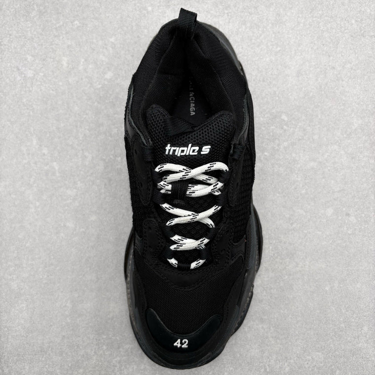Triple S Clear Sole Black — photo 10