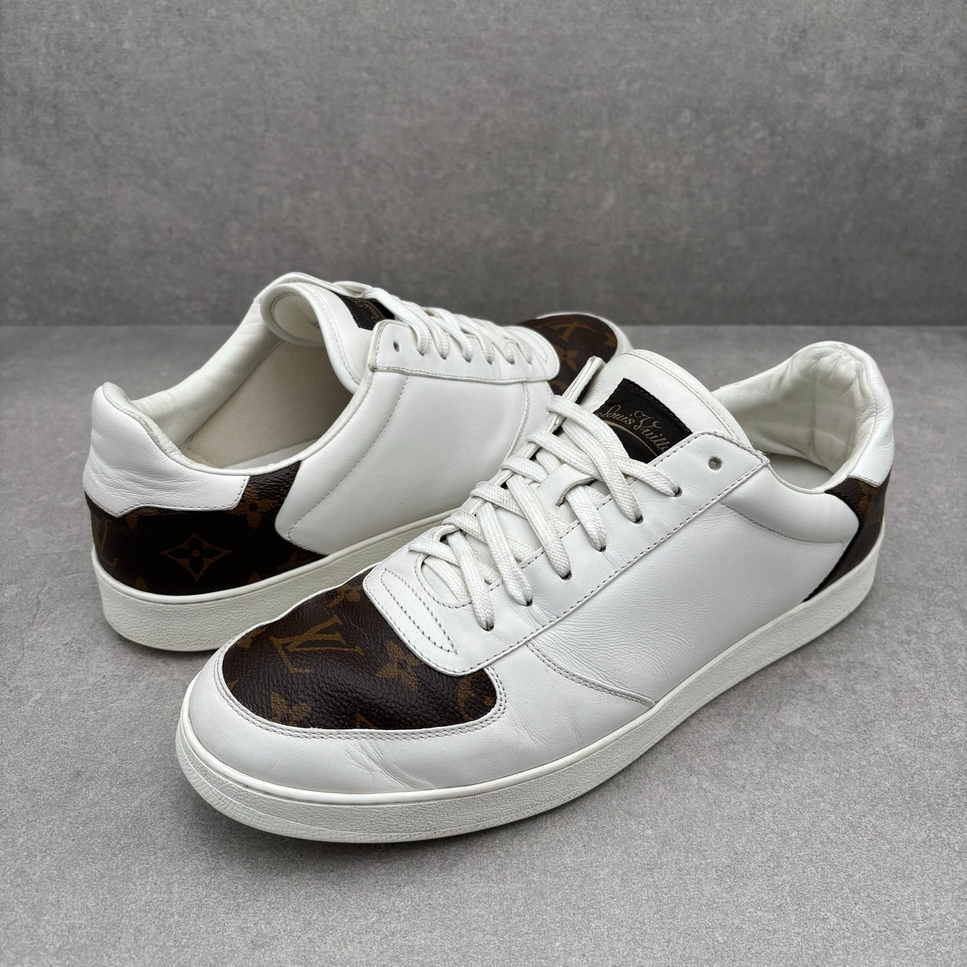 Rivoli Leather White Brown