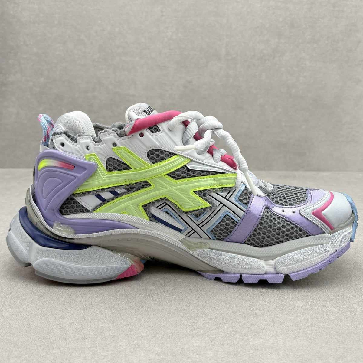 Runner Grey Purple Neon Yellow White — photo 10