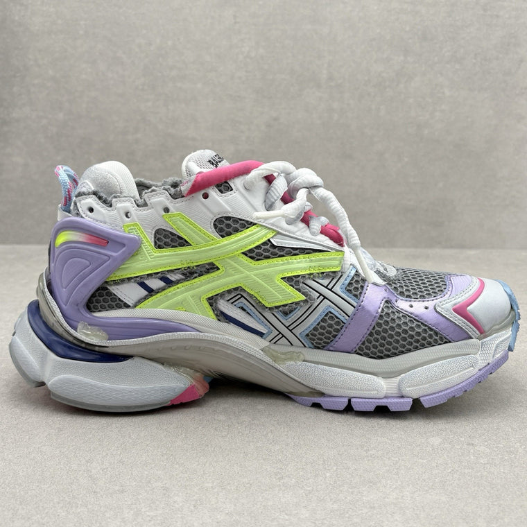 Runner Grey Purple Neon Yellow White — photo 10