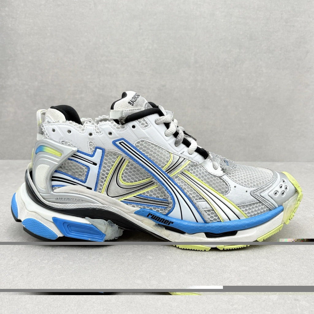 Balenciaga Runner ' White Yellow Blue ' | Size 45 (12 US)