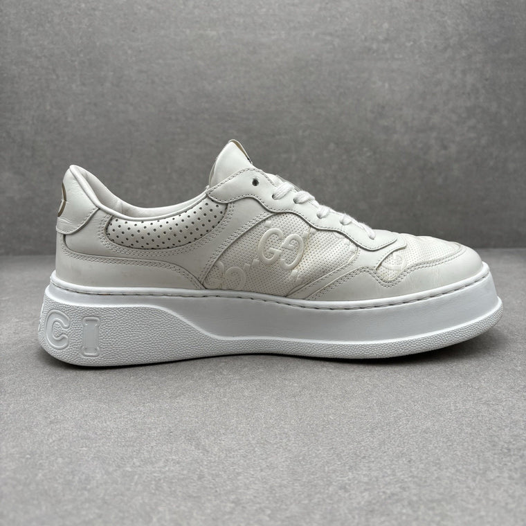 GG Embossed White Leather — photo 10