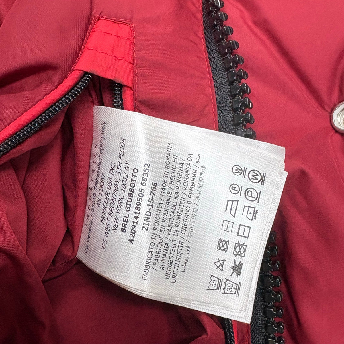 Brel Puffer Jacket Red — photo 12