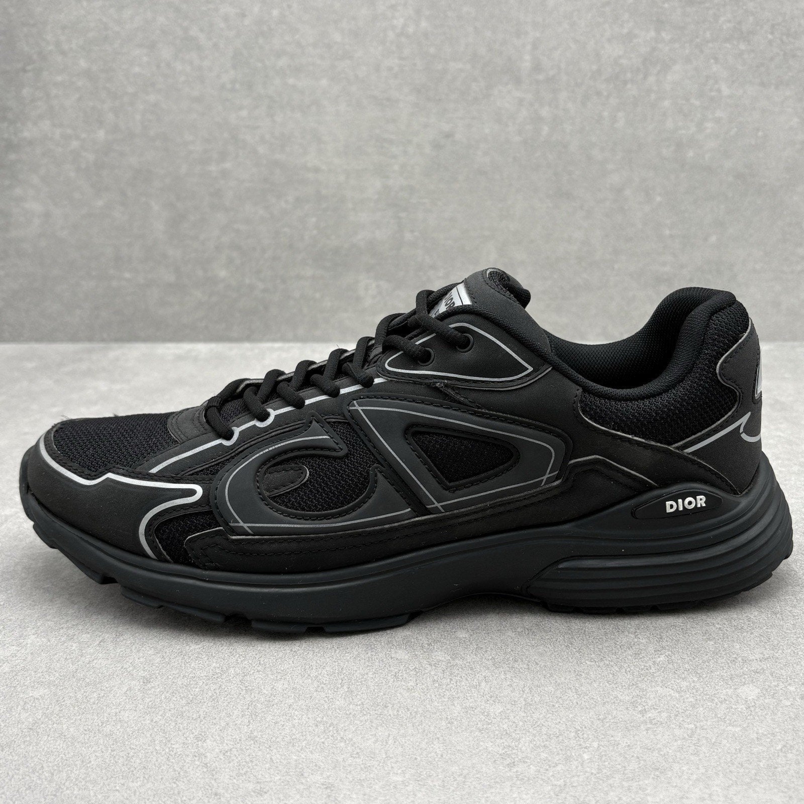 Dior B30 Reflective CD Sneakers ' Black ' | Size 45 (12 US)