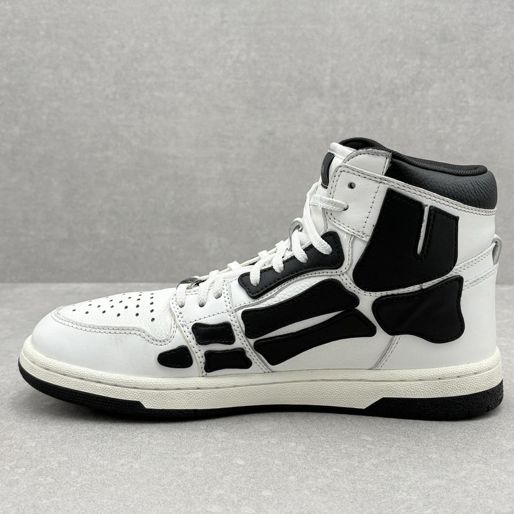 Amiri Skel High Top Sneakers ' White Black ' | Size 42 (9US)