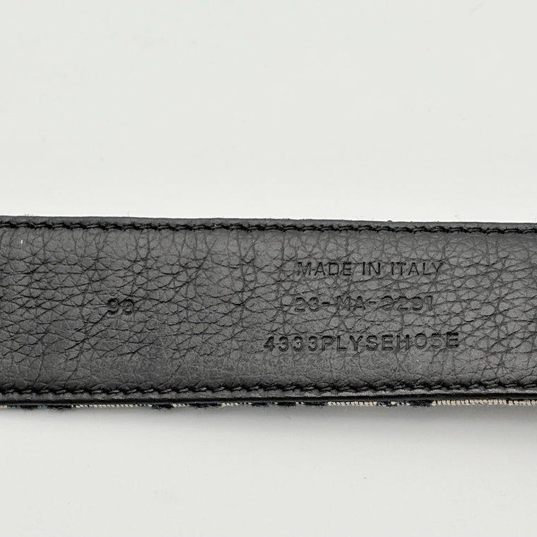 Oblique Jacquard Belt Beige Black — photo 9