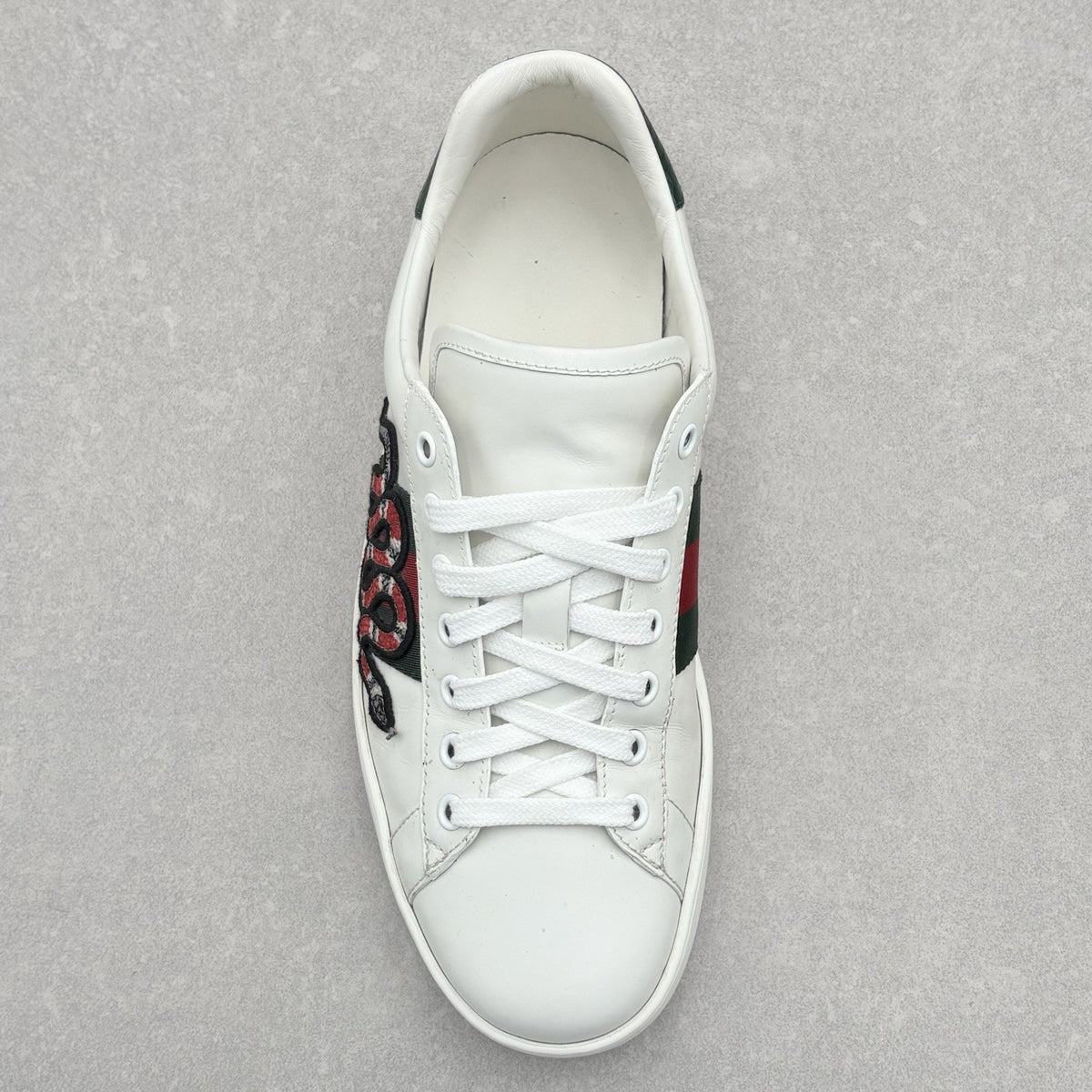 Ace Embroidered Snake White — photo 5