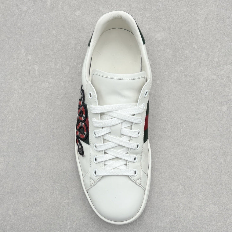 Ace Embroidered Snake White — photo 5
