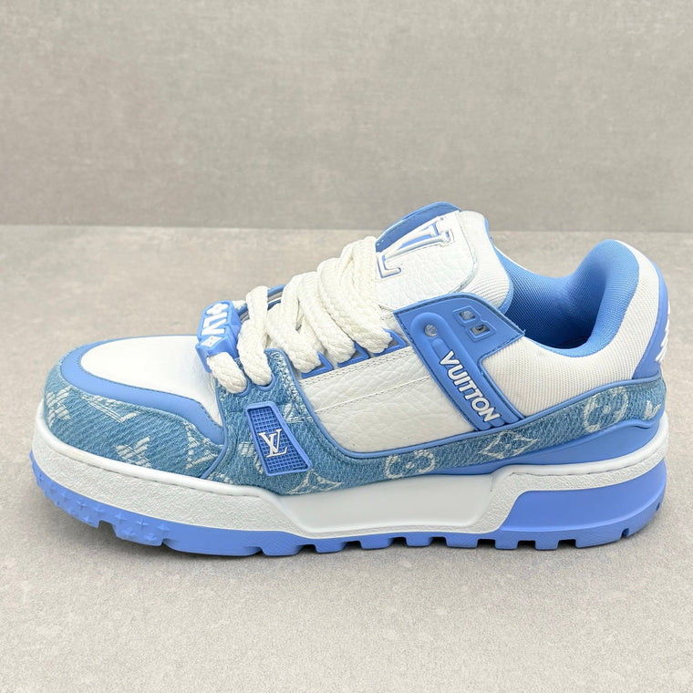 Denim Monogram Trainer Maxi Blue — photo 4