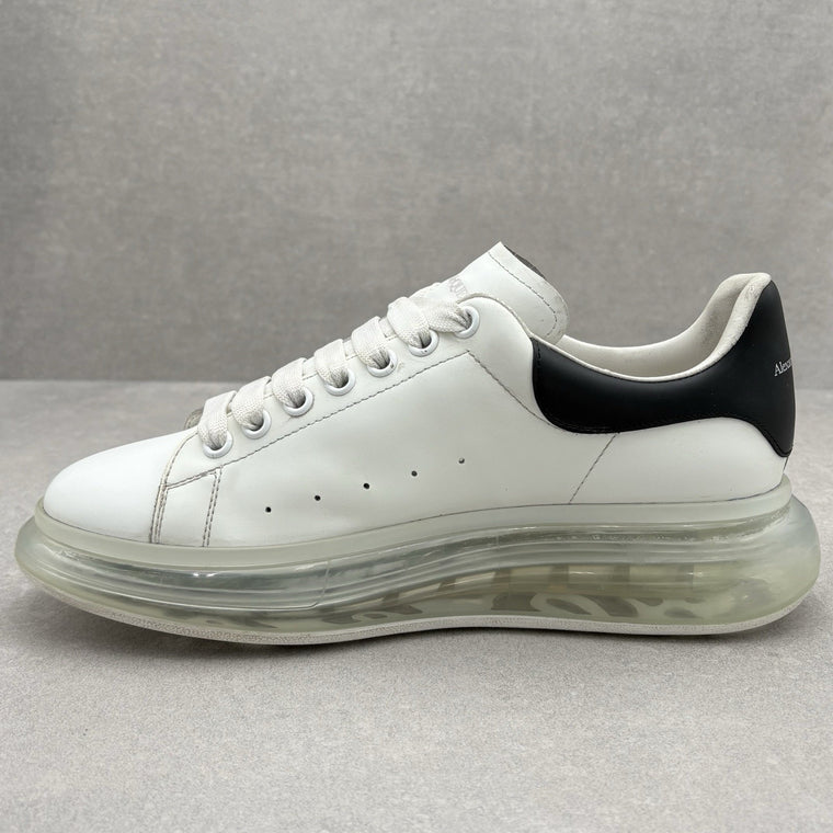 Oversized Sneaker Clear Sole White Black — photo 4