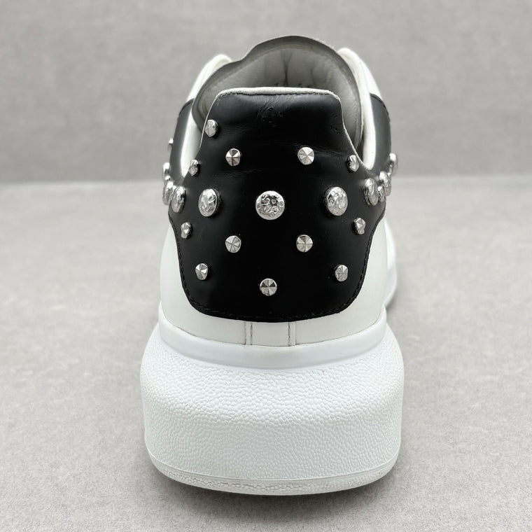 Studded Oversized Sneaker White Black — photo 8