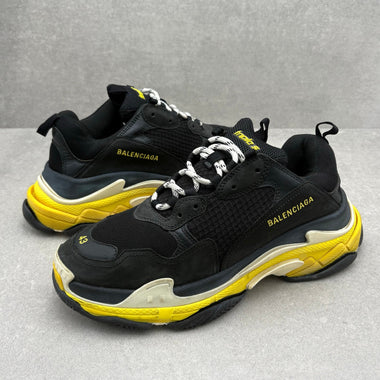 Triple S Sneaker Black Yellow