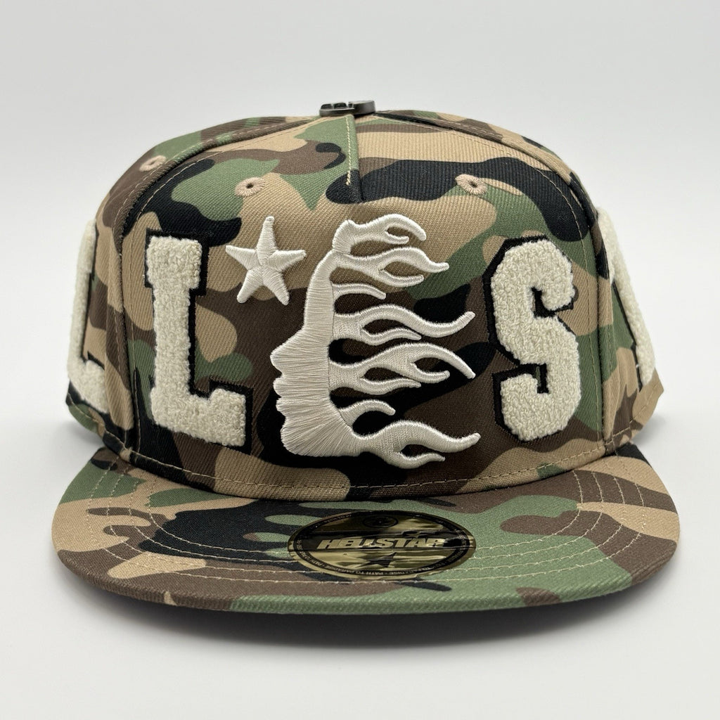 NEW! - Hellstar Og Patch Fitted Hat ' Camo '