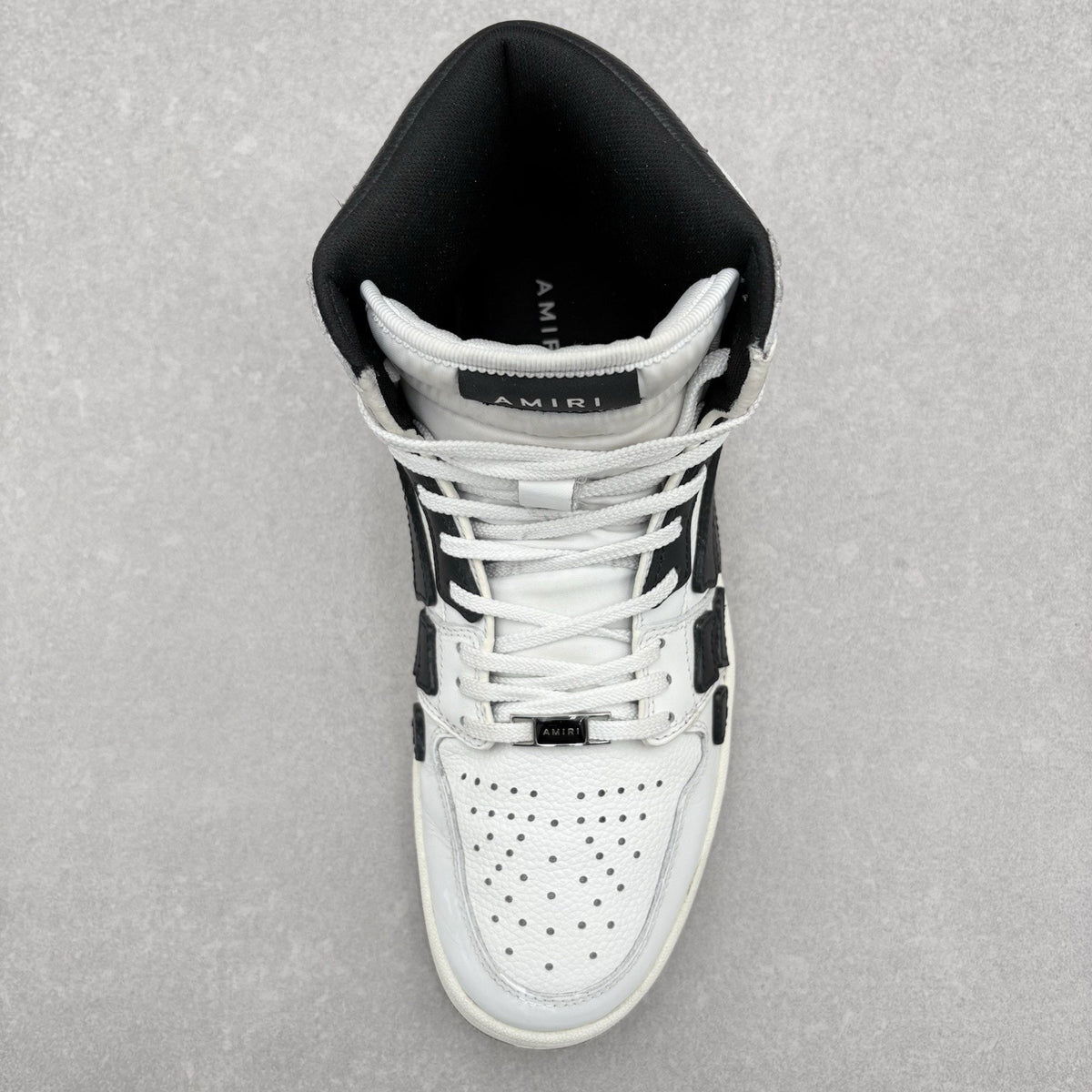 Skel High Top Sneakers White Black — photo 11