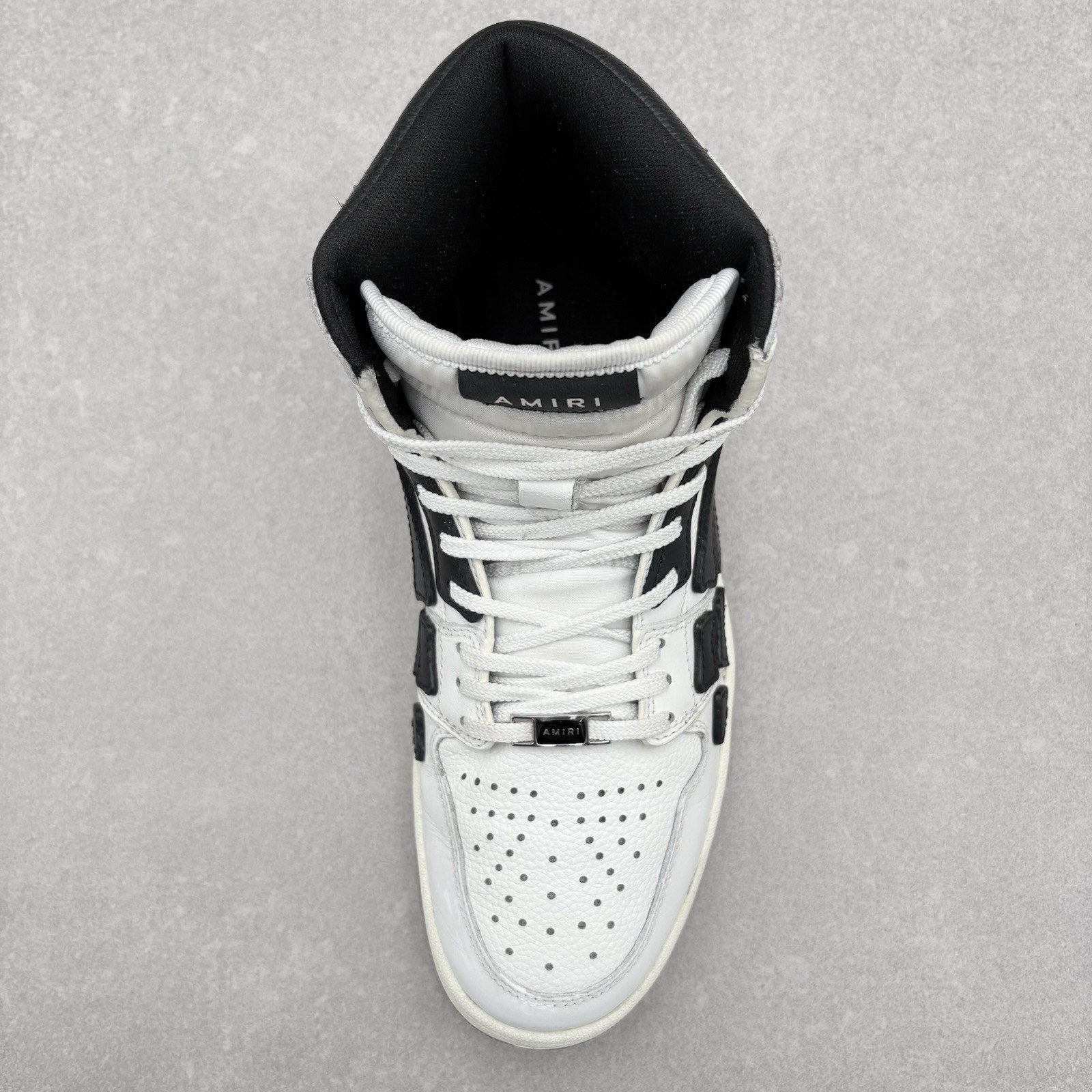 Amiri Skel High Top Sneakers ' White Black ' | Size 42 (9US)