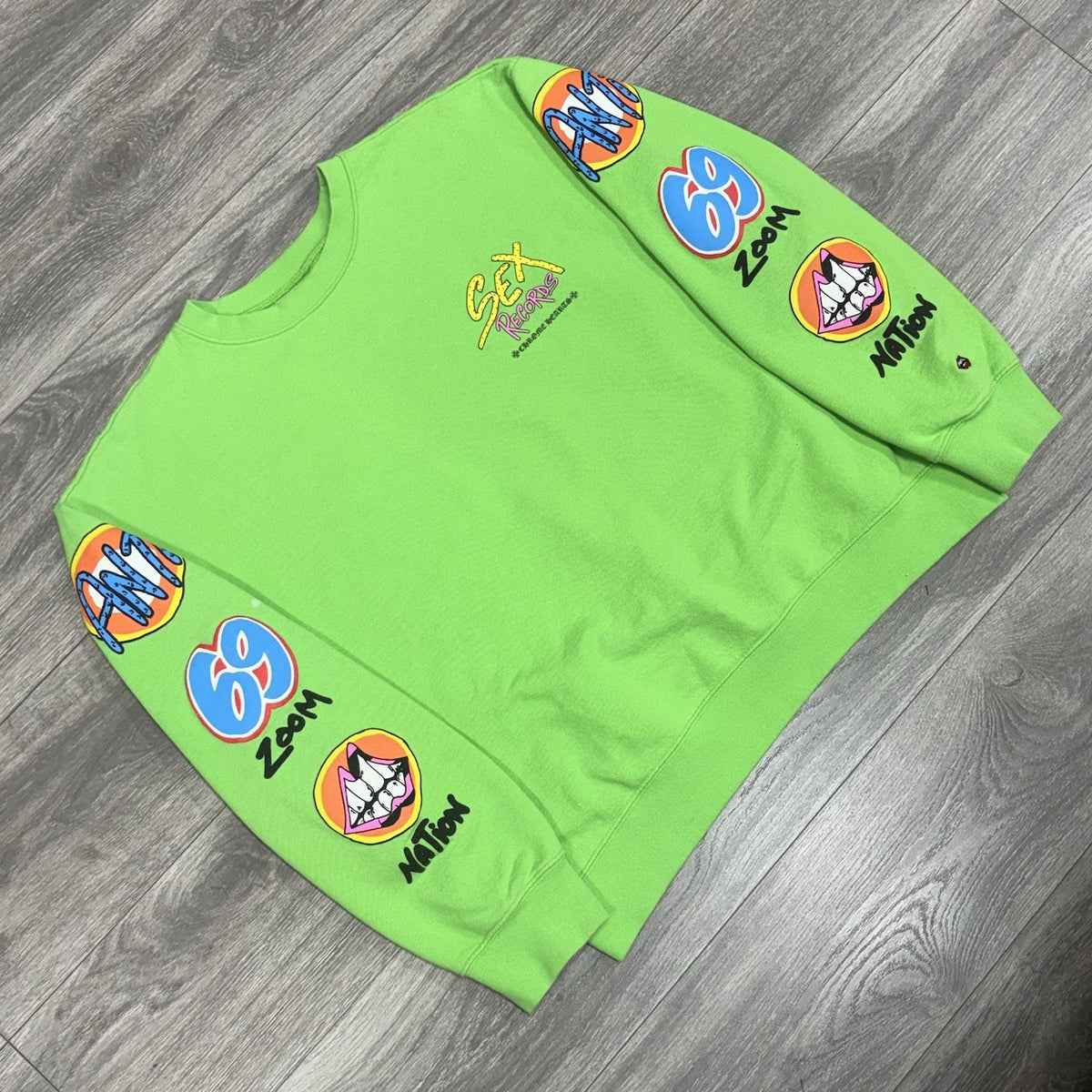 x Matty Boy Sex Records Crewneck Green — photo 6
