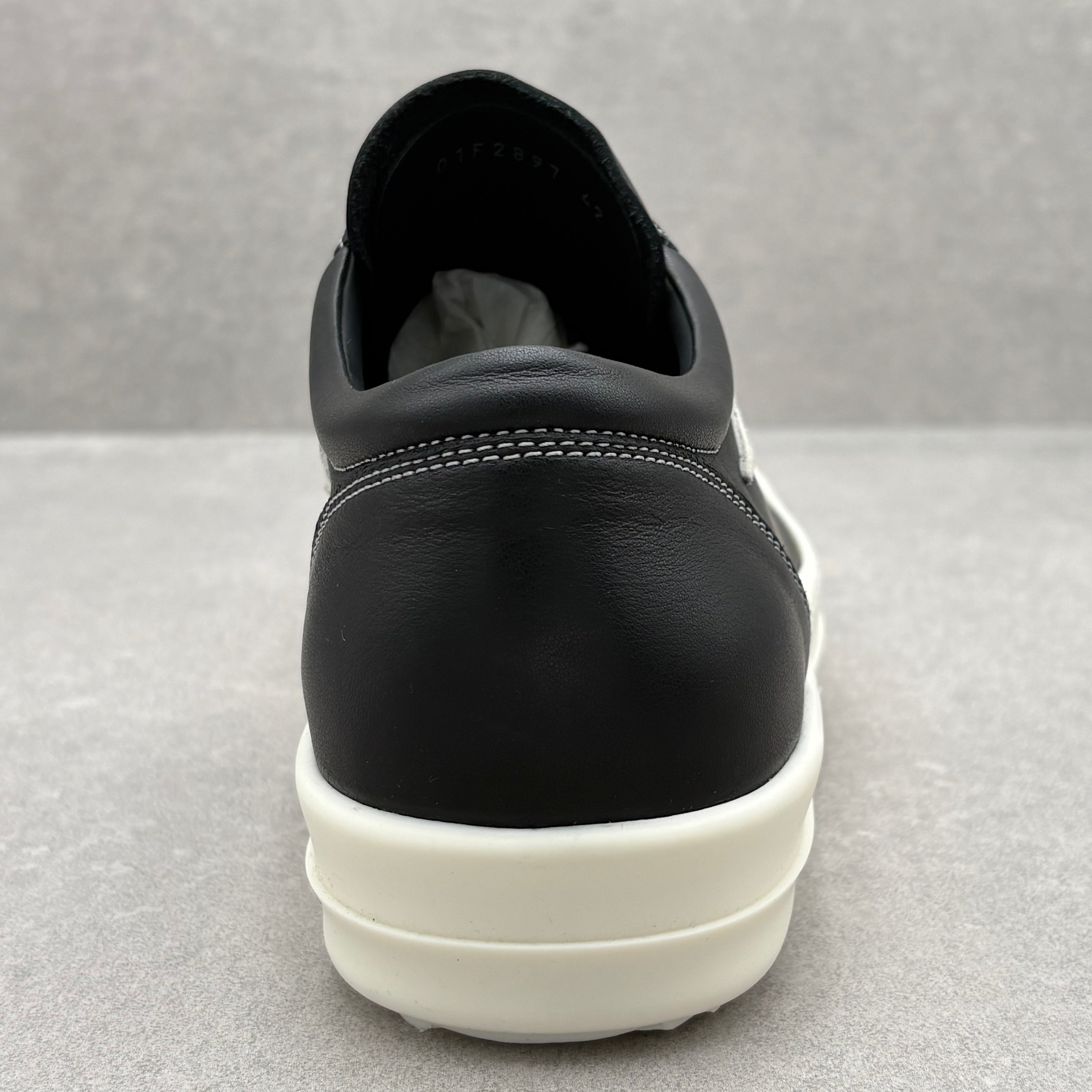 Rick Owens Lido Vintage Sneaker ' Black Milk ' | Size 42 (9 US)