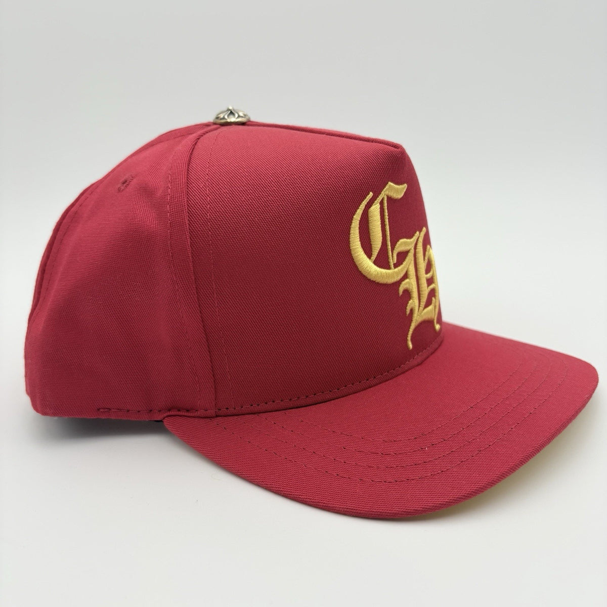 CH Silver Button Hat Red Yellow — photo 2