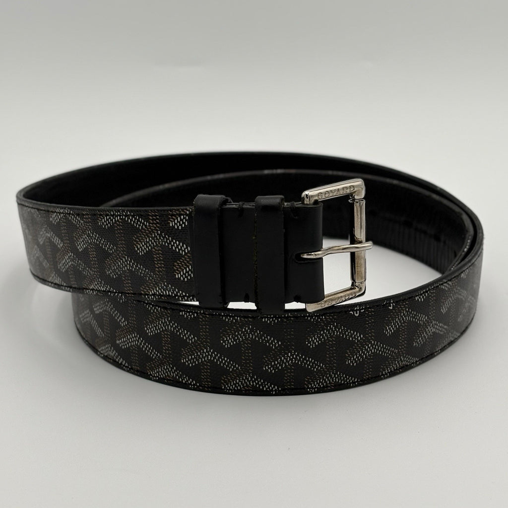 Goyard Florida Goyardine Belt ' Black '