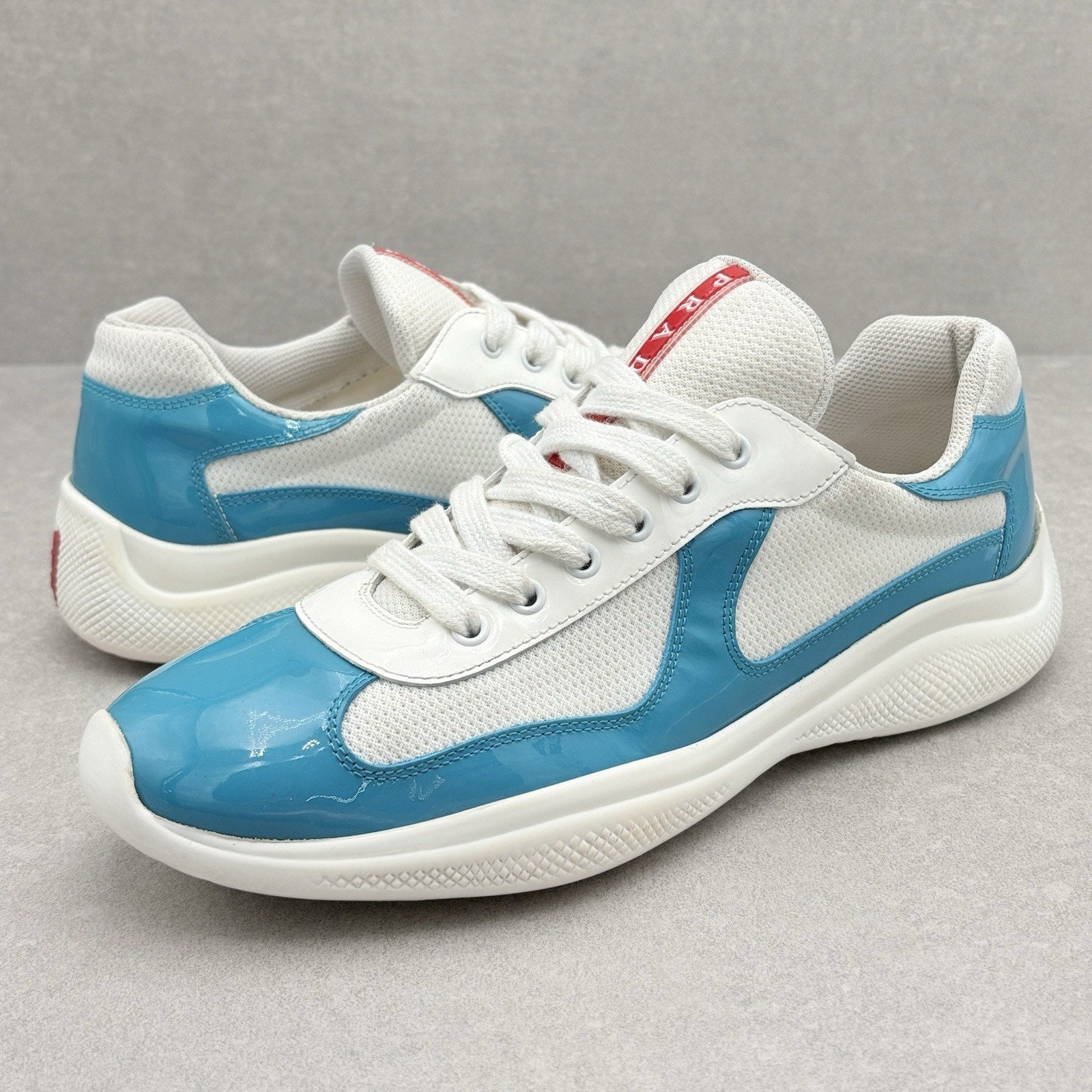 Prada Americas Cup ' Light Blue White ' | Size 9.5 UK (10.5 US)
