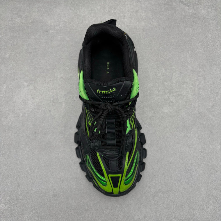 Balenciaga Track 2 Trainer Black Green — photo 5