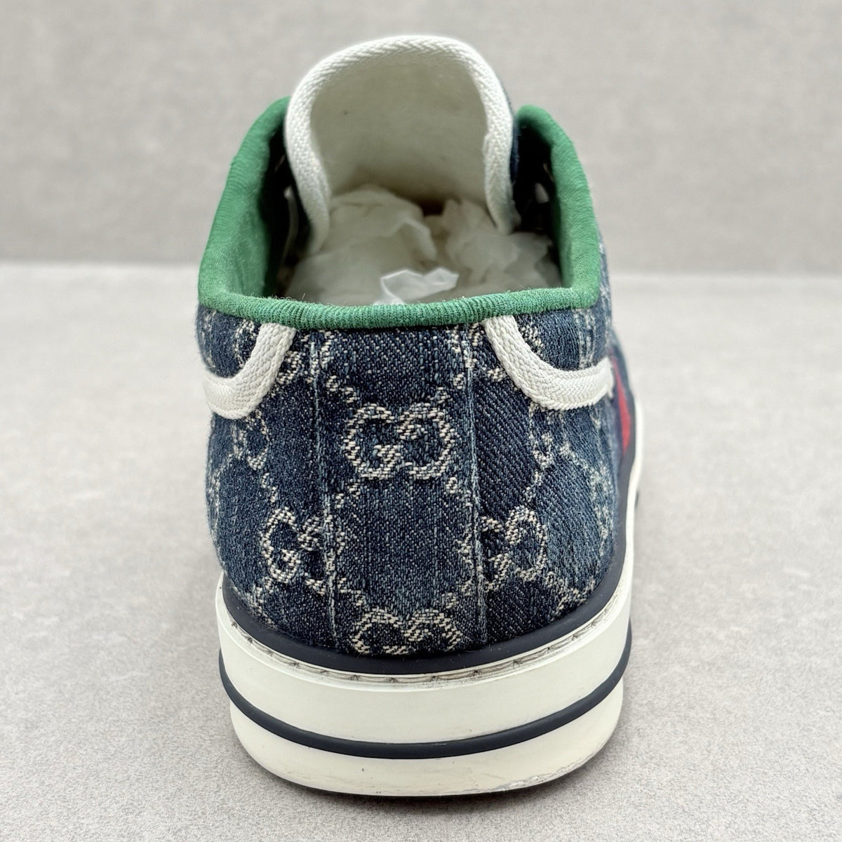 Tennis 1977 Denim GG Print Sneaker — photo 3