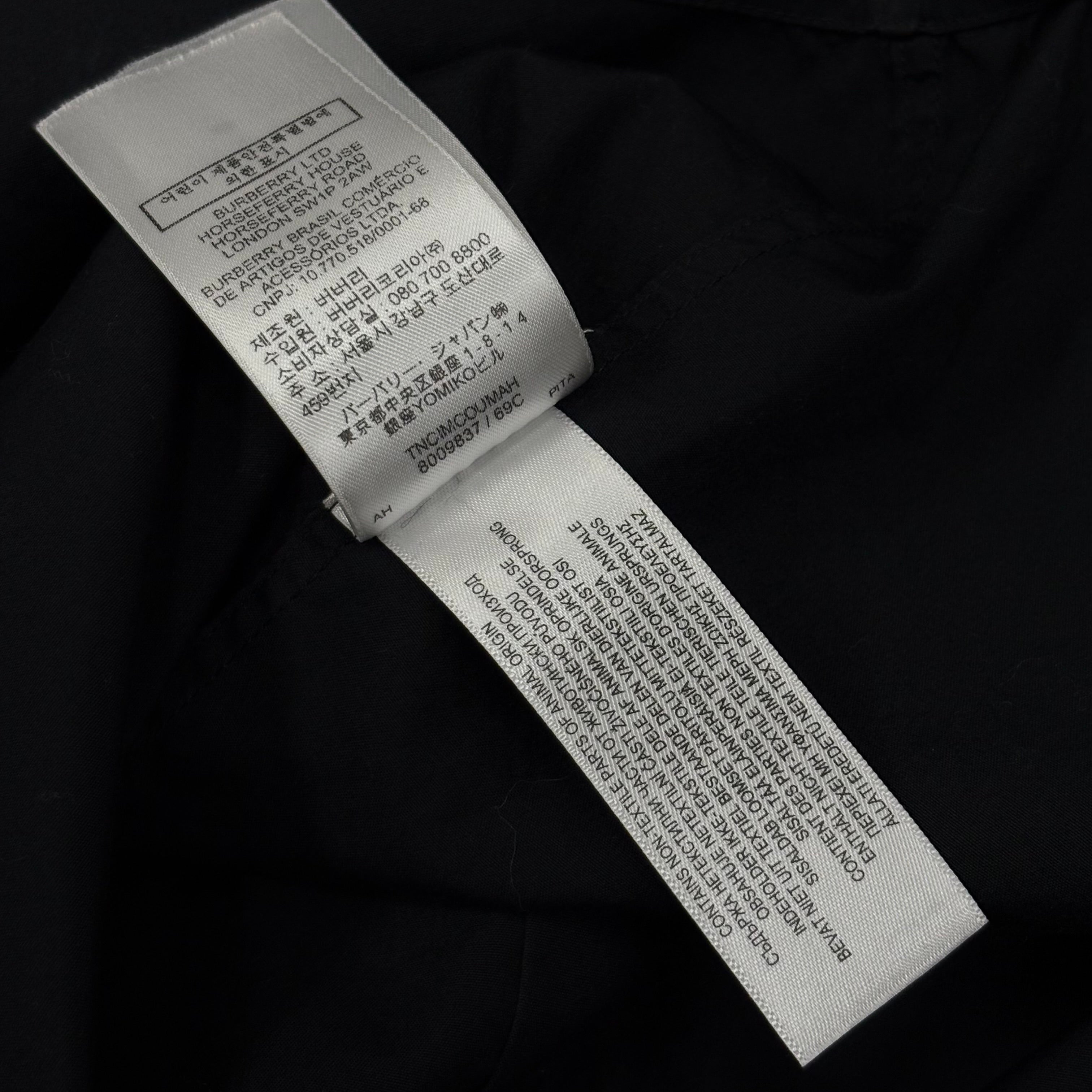 Burberry Button Up ' Black ' | Size Small