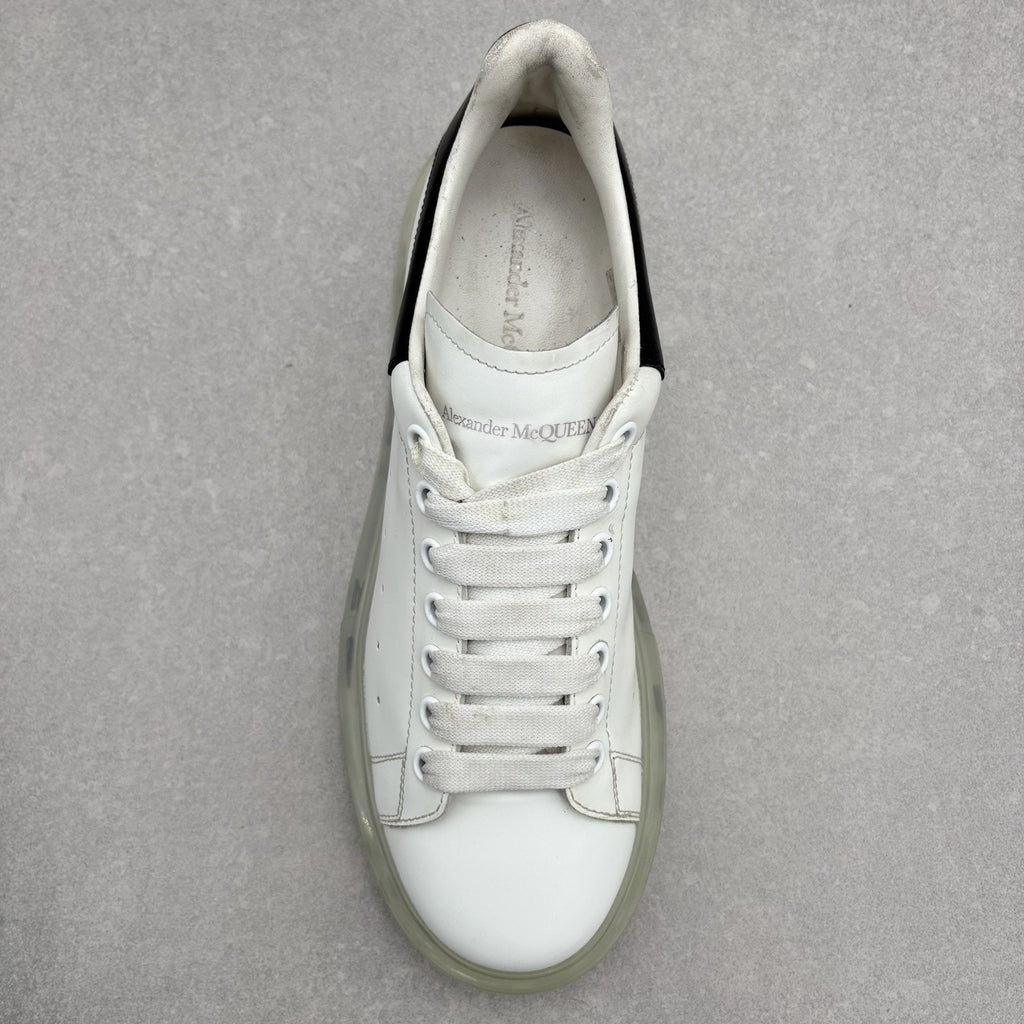 Alexander McQueen Oversized Sneaker Clear Sole ' White Black ' | Size 43 (10 US)