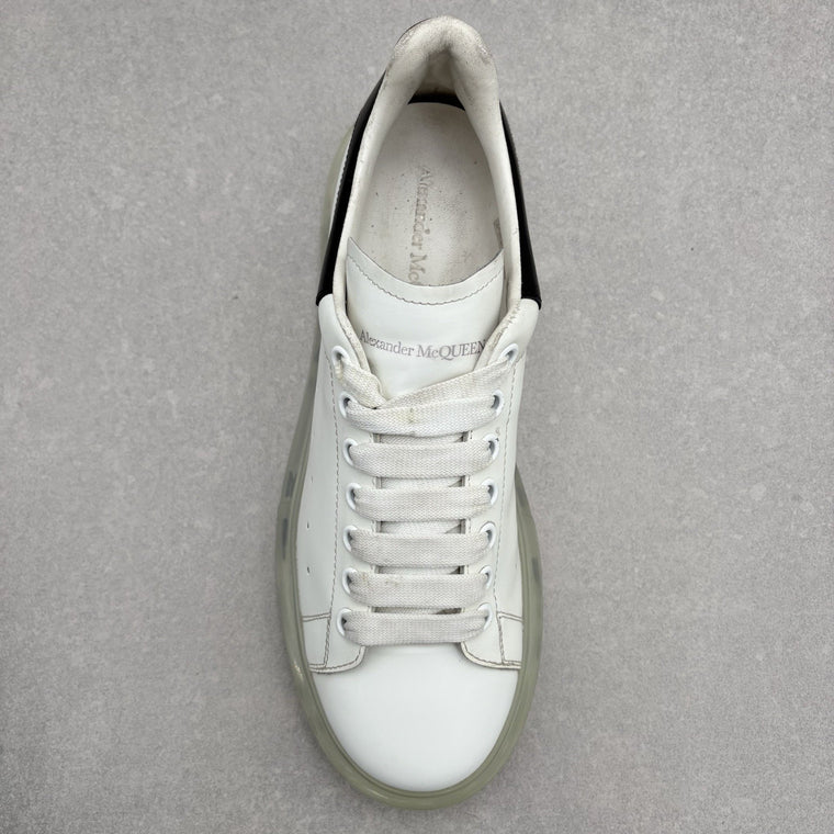 Oversized Sneaker Clear Sole White Black — photo 5