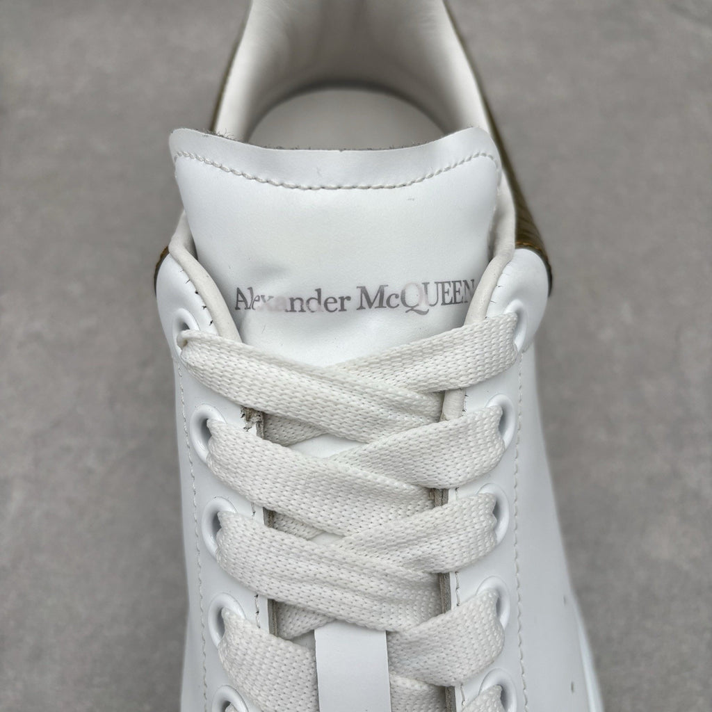 Alexander McQueen Oversized ‘ Gold Crocodile ‘ | Size 41 (8 US)