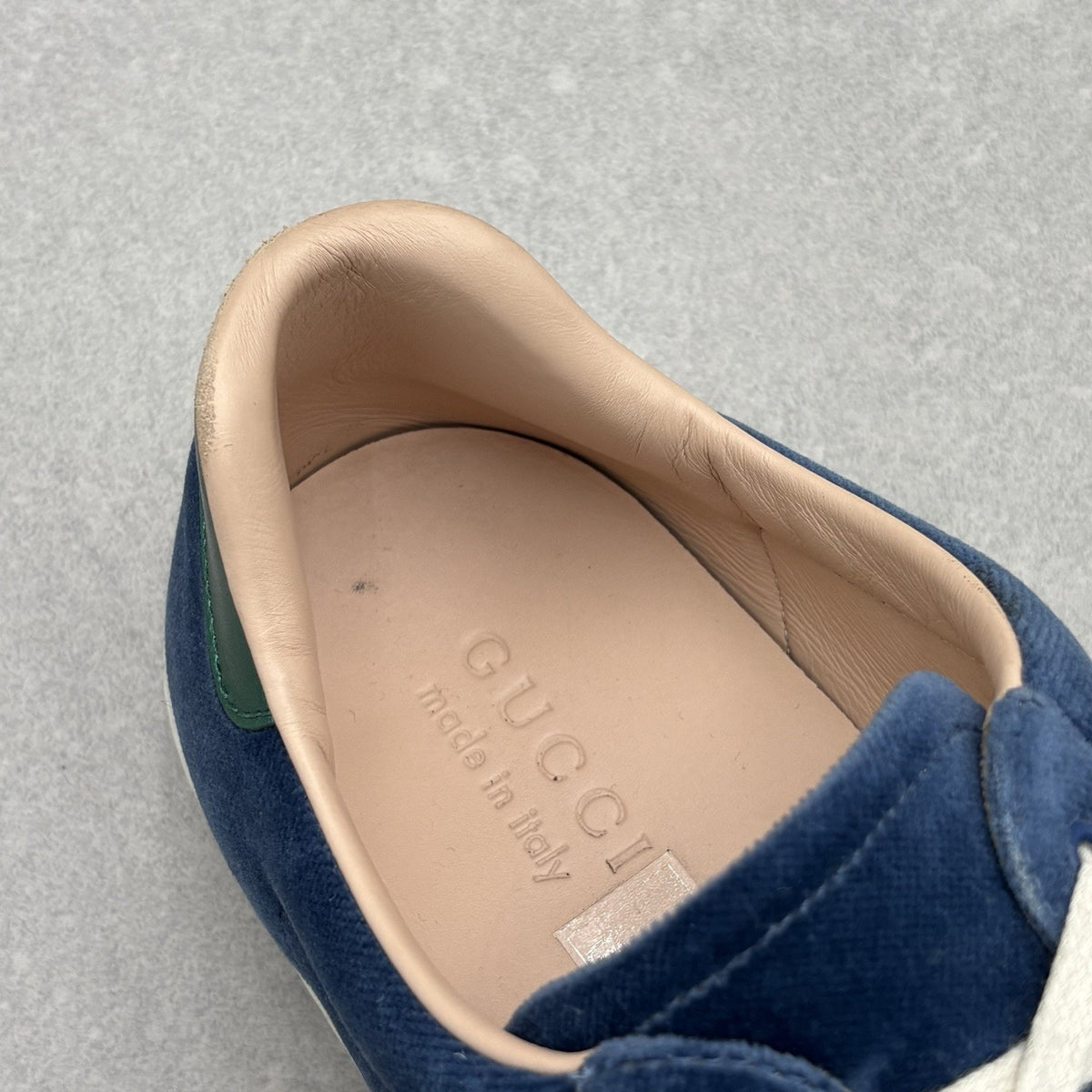 Ace Low Top Sneaker Velvet Blue — photo 6