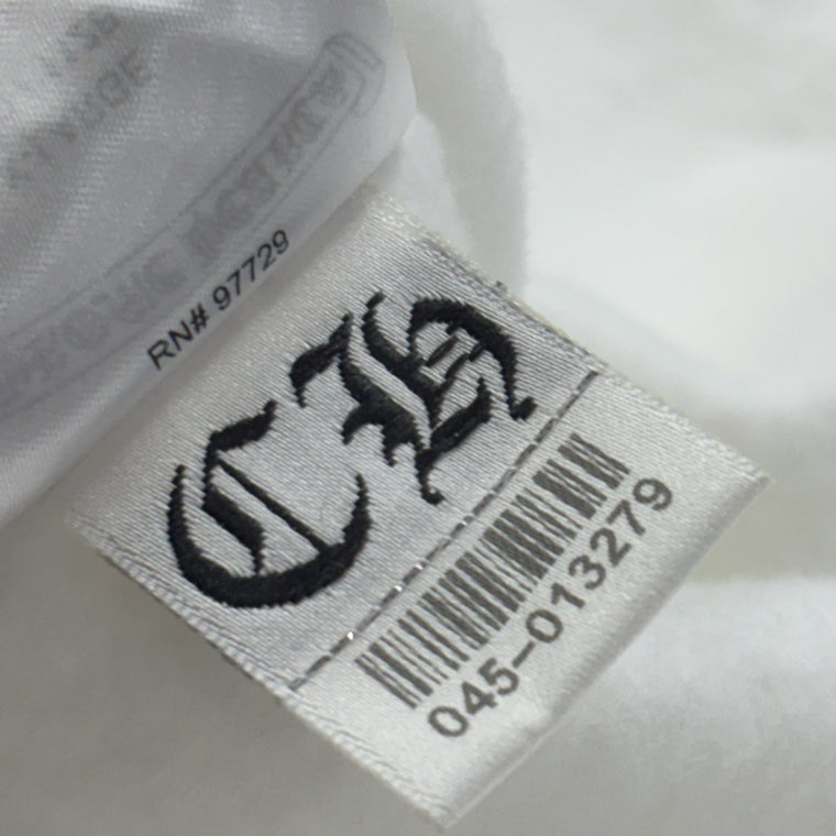 Vertical Logo Foil Hoodie White — photo 15