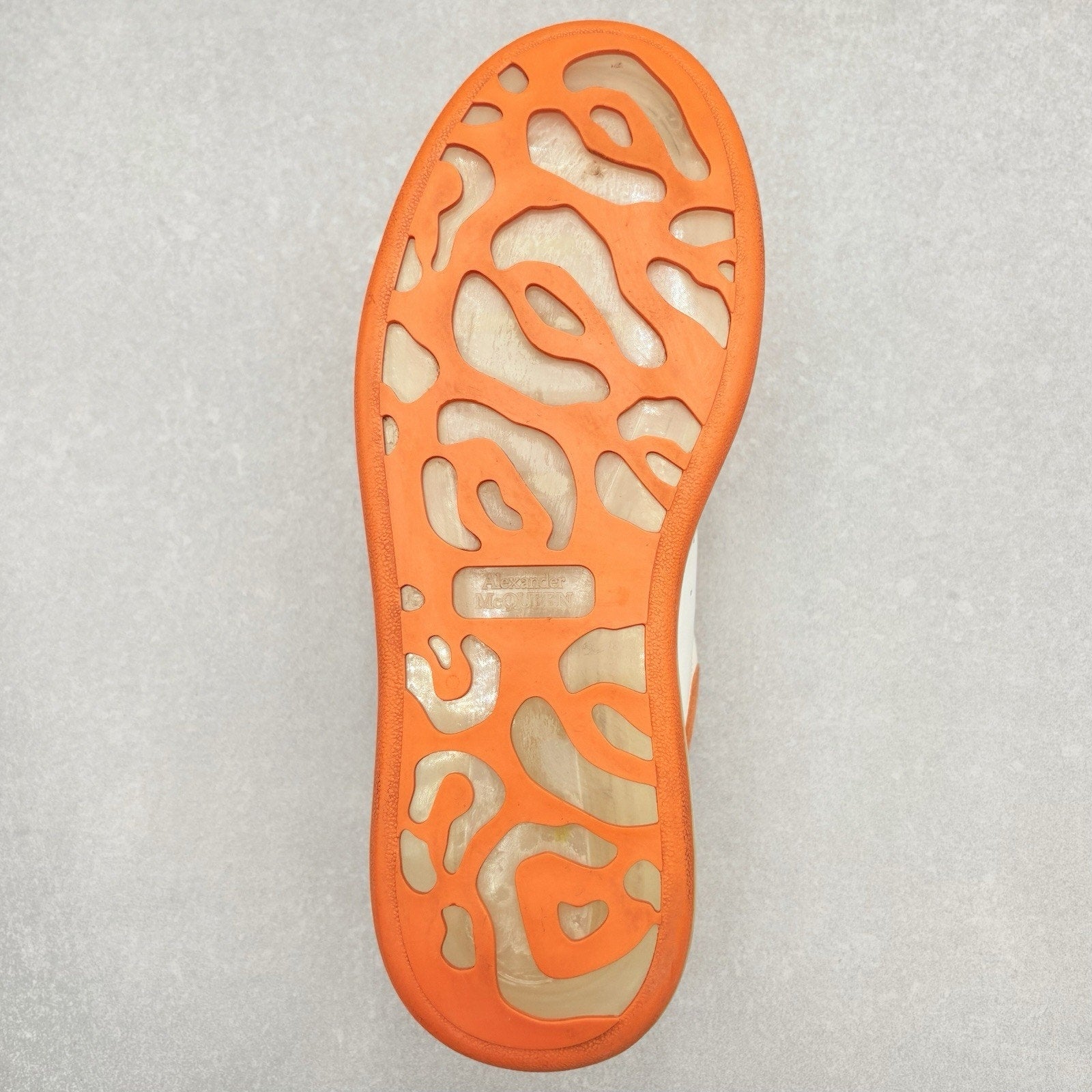 Alexander McQueen Oversized Sneaker ' Translucent Orange ' | Size 43 (10 US)