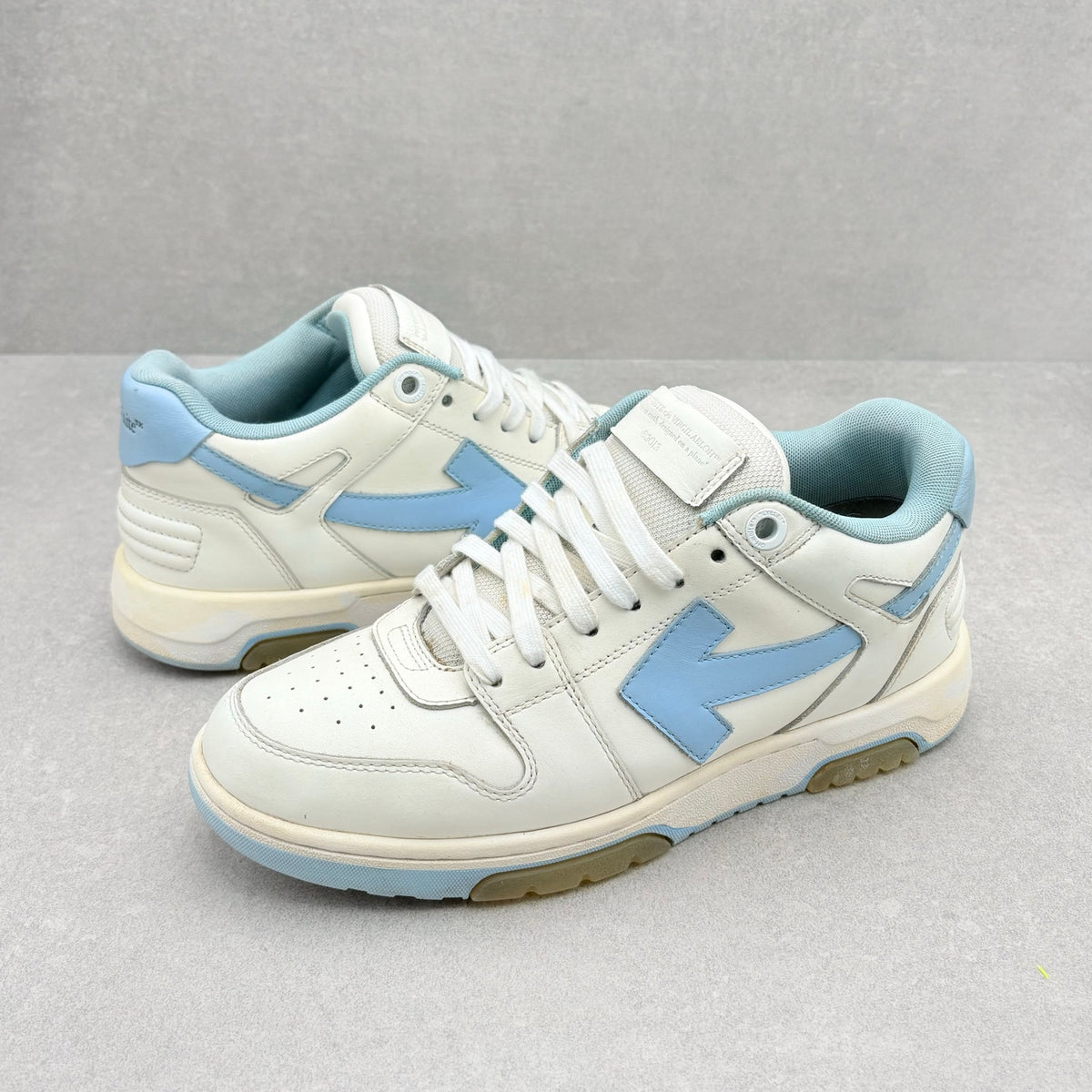 Out The Office Sneaker White Light Blue