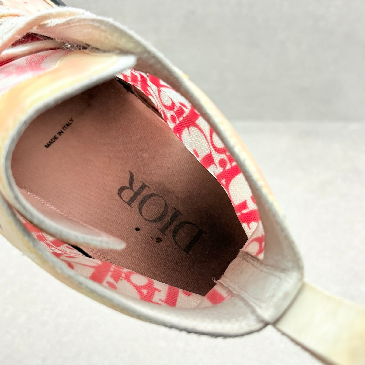 Dior B23 High Top Sneaker Red — photo 7