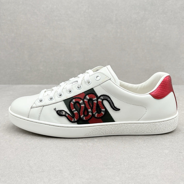 Ace Embroidered Snake White — photo 8