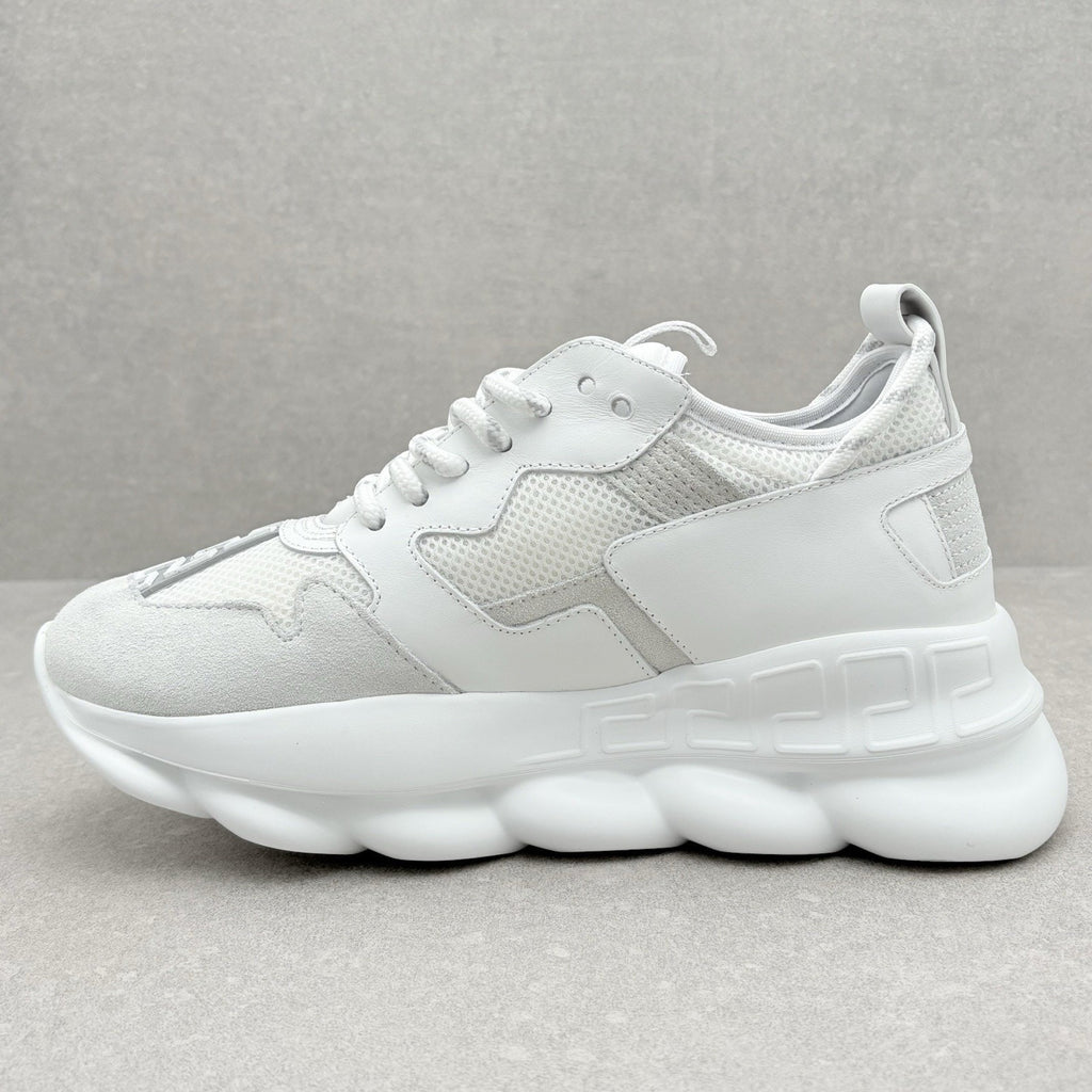 Versace Chain Reaction Sneakers ' White ' | Size 41.5 (8.5 US)